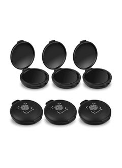 Fingerprint Ink Pads, Thumbprint Ink Pad for Notary Supplies Identification Security Id Fingerprint Cards Fingerprint Black, Without Fading for Office Workers and Business Owners(6 Pack)