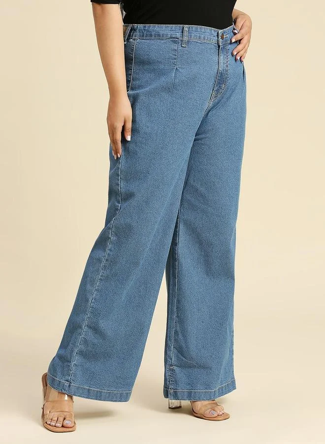 HIGH STAR Womens Plus Size Jeans