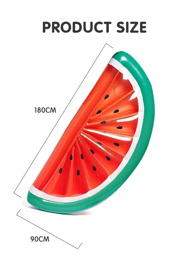 GROIC - Watermelon Pool Floats,Large Water Inflatable Pool Float for Swimming Pool with Step on the inflator,Summer Swimming Pool Toys,Swimming Pool Party Supplies - Image 1