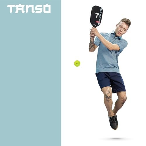 Tanso T40 Pickleball Balls for Outdoor Tournament Play (Pack of 3 pickleballs, 40 Precise Holes, Active Bounce, Durable with Less Abrasion, Light Green Colour Pickleball Balls) - Image 5