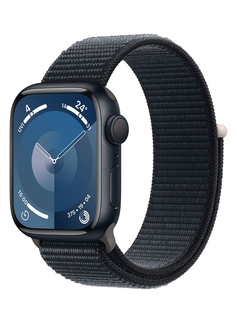 Apple Watch Series 9 GPS 41mm Midnight Aluminium Case With Midnight Sport Loop - Image 1