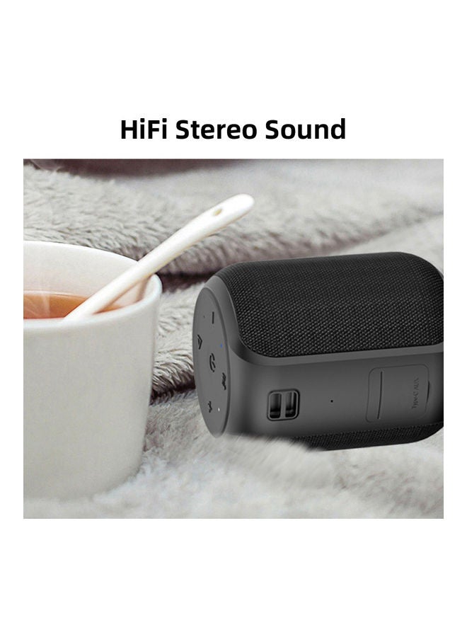 NIBEMINENT Wireless Bluetooth 5.0 Speaker T108 Black  - Image 3