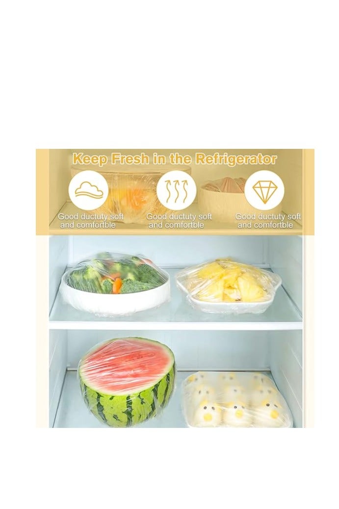 Pack of 200 Food Storage Bags, Plastic Food Covers, Sealing Bags, Food Cover, Elastic Sealing Bags, Reusable Food Cover - Image 5