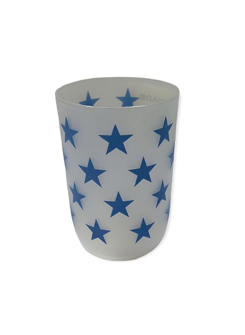 Ebreez Arv-4672 Plastic Stars Tumbler Water Glass Drinkware Kids Glass Home Kids Jiuce Glass - Image 1