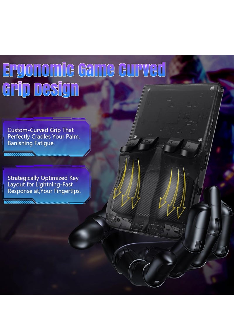 2025 New Upgrade R36MAX Retro Handheld Game Console with 64G Built-in 18000+ Classic Games, Portable Hand Held Open Source Linux System 4.0-in 4k HD IPS Screen Video Player  - Image 5