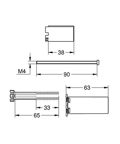 Grohe 14048000 extension set 1 25mm - Image 3