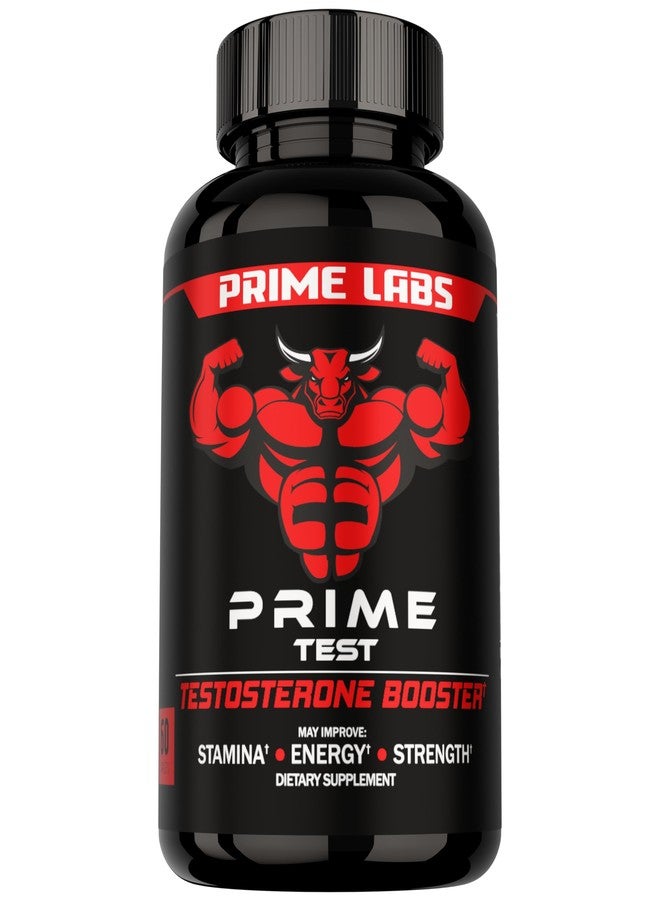 Prime Labs - Men's Testosterone Booster - Stamina, Endurance, & Strength Booster - 60 Caplets - Image 1