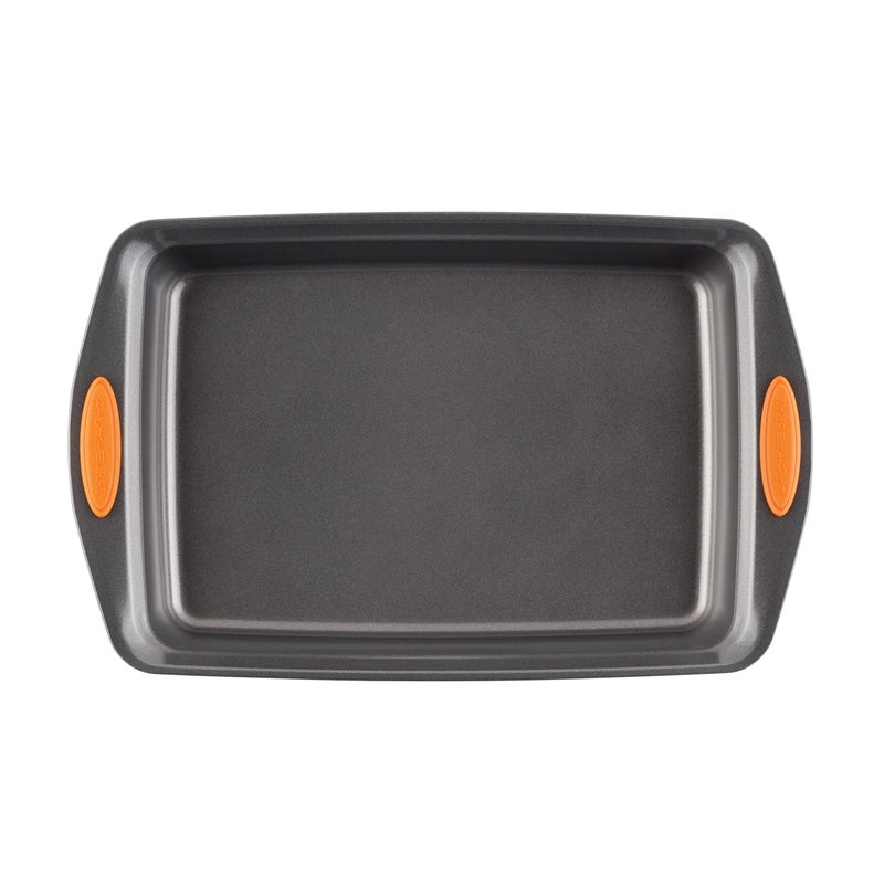 Rachael Ray Bakeware, Nonstick Baking / Cake Pan With Lid and Grips, Rectangle - 9 Inch x 13 Inch, Gray - Image 2