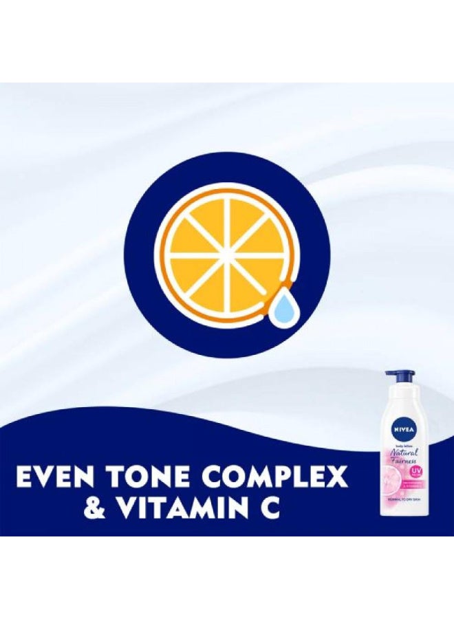 Nivea Body Lotion with Vitamin C Moisturizes and Evens Skin Tone - 400ml - Image 2