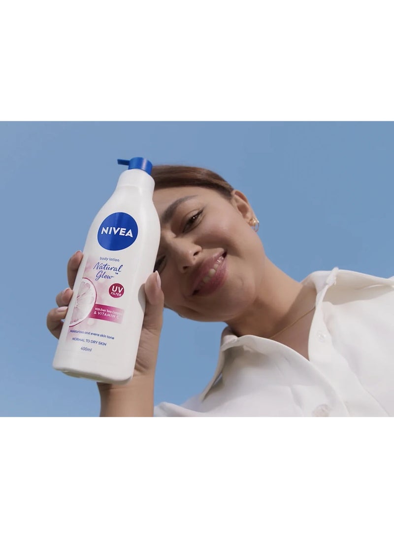 Nivea Body Lotion with Vitamin C Moisturizes and Evens Skin Tone - 400ml - Image 3