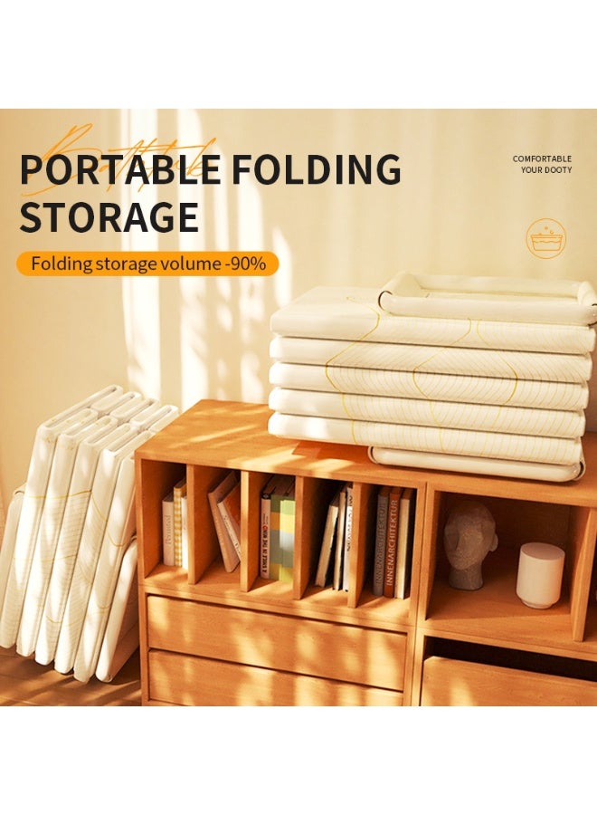 Foldable Bathtub for Adult Large Collapsible tub Portable Bathtub for Bathroom Folding SPA Tub for Shower Stall, Ideal for Small Spaces - Image 3