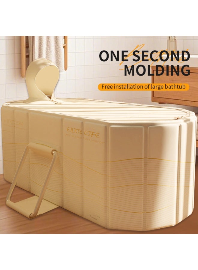 Foldable Bathtub for Adult Large Collapsible tub Portable Bathtub for Bathroom Folding SPA Tub for Shower Stall, Ideal for Small Spaces - Image 1