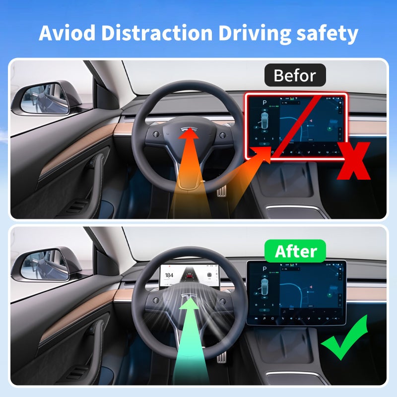 Carplay Touch Screen: 8.9 Inch - Dedicated Lossless Installation Ultra-wide Hd Front Camera Android Auto for Vehicle Driving Safety & Integration - Image 3