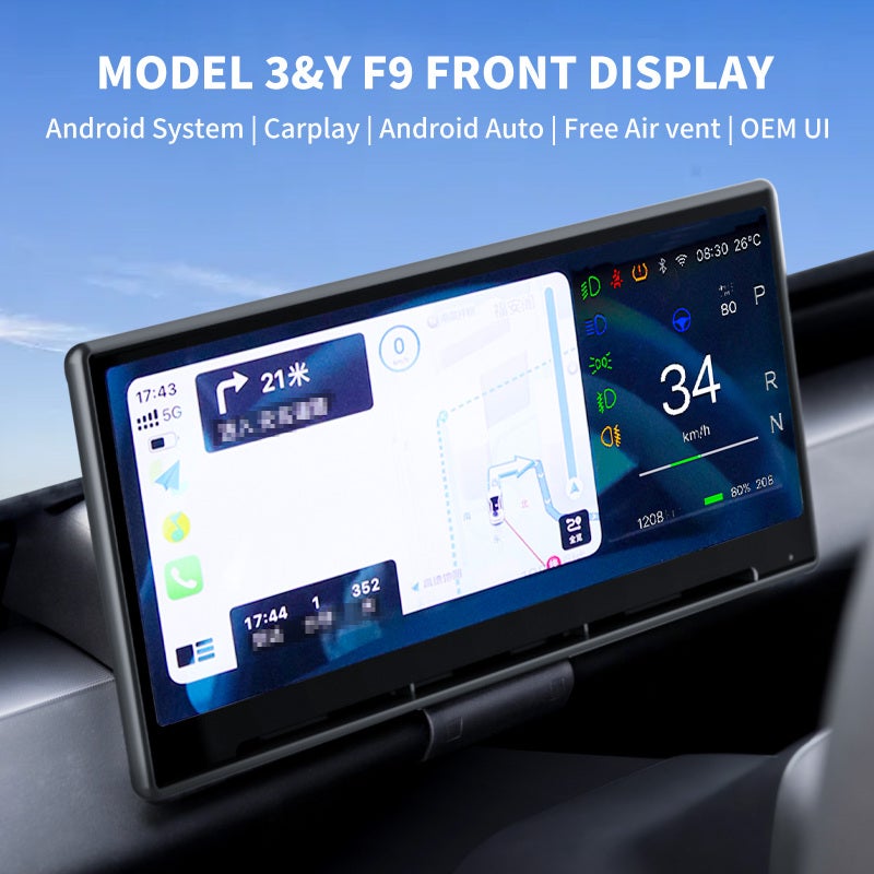 Carplay Touch Screen: 8.9 Inch - Dedicated Lossless Installation Ultra-wide Hd Front Camera Android Auto for Vehicle Driving Safety & Integration - Image 2