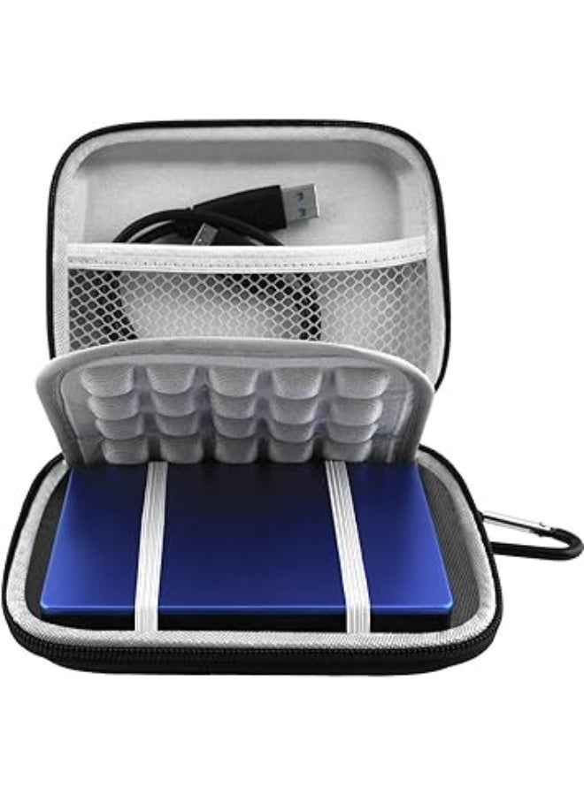 Hard Drive Carrying Case for Seagate Portable/Game Drive for Xbox/Expansion/Ultra Touch Portable External Hard Drive 2.5 inch HDD 1TB 2TB 3TB 4TB 5TB Shockproof Storage Travel Bag, Black - Image 1