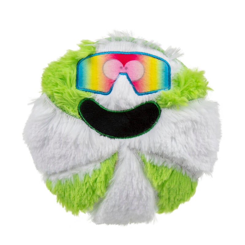 goDog Holiday Collection Mixed Materials TPEPlush Cool Mint Squeaky Dog Toy Chew Guard Technology GreenWhite One Size - Image 2
