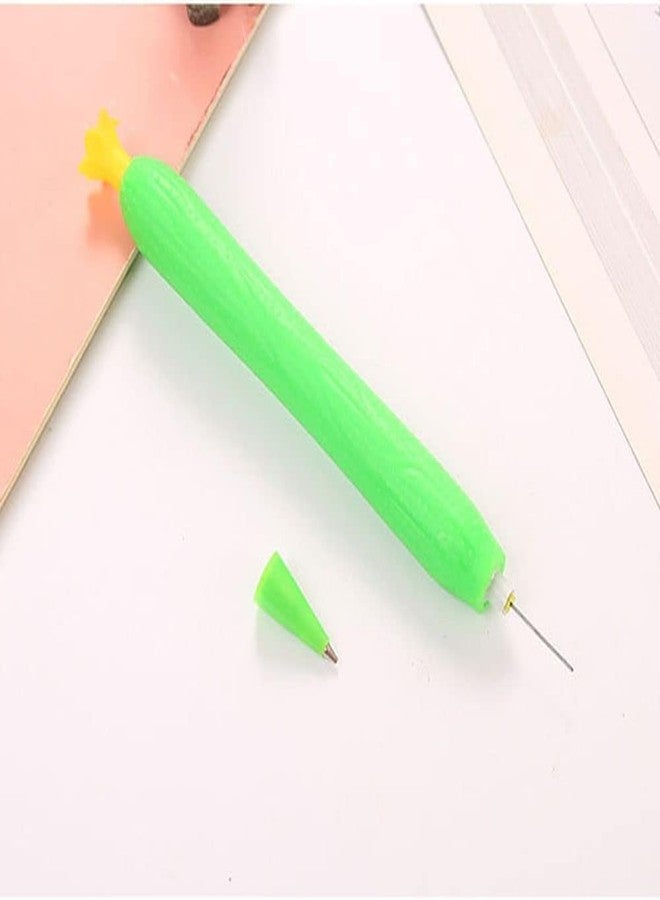GANPUB 2 Pcs Yellow Banana Fruit Writing Supplies Drawing Gifts Mechanical Pencil Press Pens Automatic Pencils,This product is not suitable for children under 12 - Image 2
