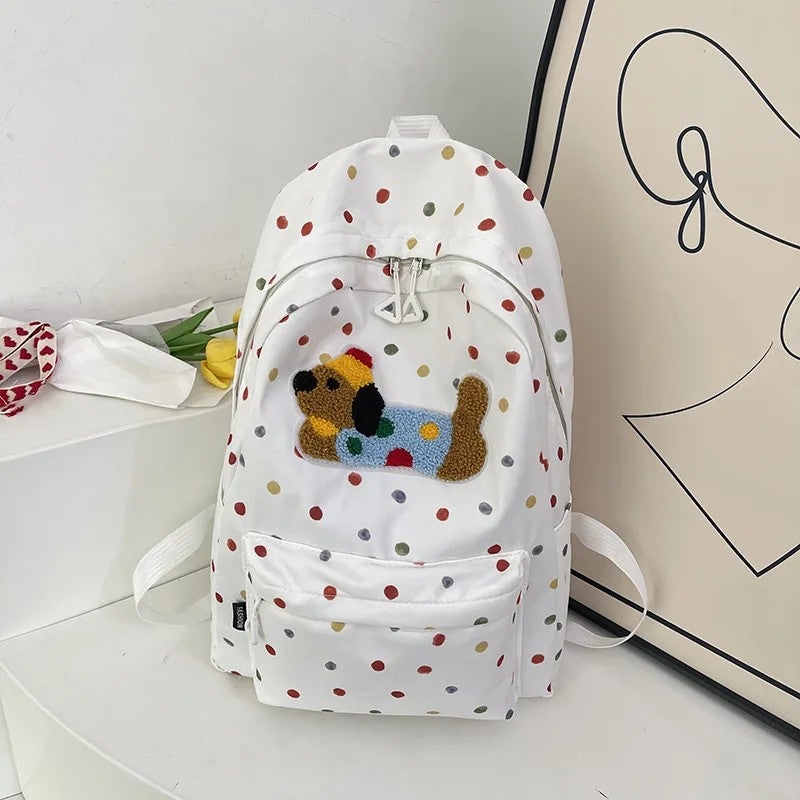 Bluejw Comfortable Polyester Student Backpack Stylish Anti-Theft Zipper Closure Durable Waterproof Cartoon School Use Unisex Fashion - Image 1