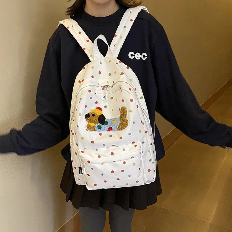 Bluejw Comfortable Polyester Student Backpack Stylish Anti-Theft Zipper Closure Durable Waterproof Cartoon School Use Unisex Fashion - Image 3