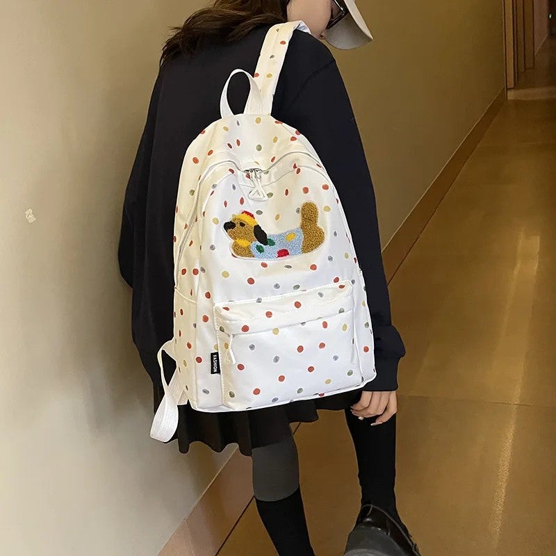 Bluejw Comfortable Polyester Student Backpack Stylish Anti-Theft Zipper Closure Durable Waterproof Cartoon School Use Unisex Fashion - Image 4