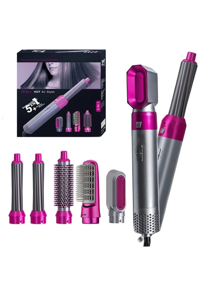فرشاة مجفف الشعر ، 5 في 1 جهاز تصفيف الهواء الساخن ، 1000 واط - Image 2
