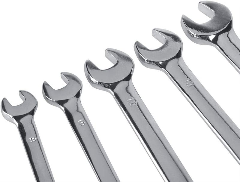 DASNDAS Combination Ratchet Spanner Set 7Pcs Flexible Head MultiFunctional Ratchet Combination Spanner Wrench 819mm Repair Tools Set with Open End Spanner and Carry Case for Cars Bicycles - Image 4