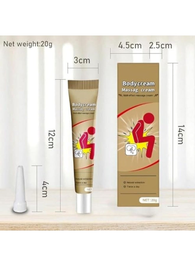 SOL LORA 3PACK Herbal Hemorrhoid Ointment, Body Cream, Hemorrhoids Cream, Massage Hemorrhoid Crema, Ointment Body Massage for Men and Women - Image 2