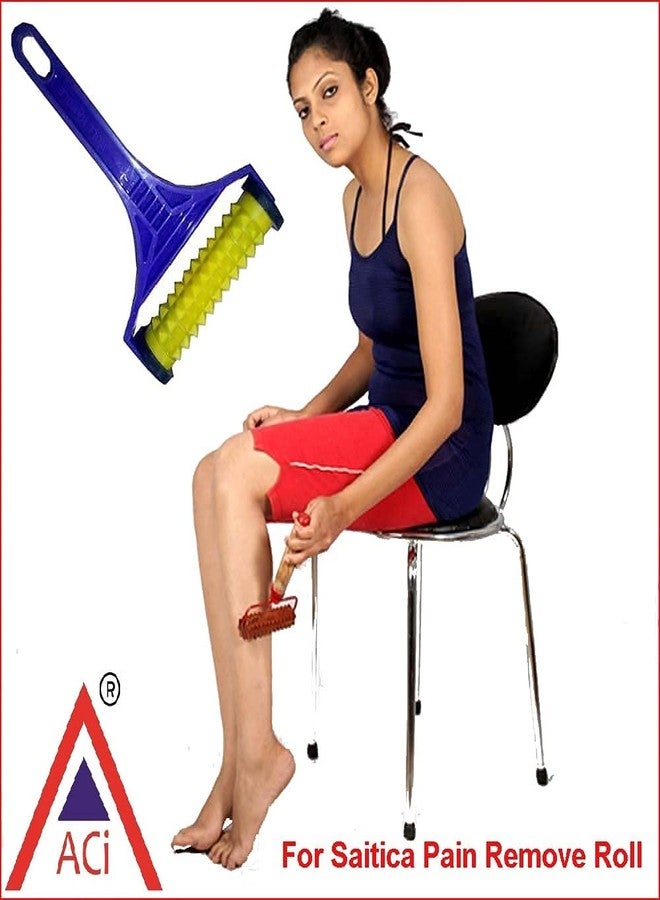 اسي مجموعة أدوات العلاج بالضغط: أسطوانة خشبية للقدمين، وبساط مغناطيسي لتخفيف التوتر. - Image 5