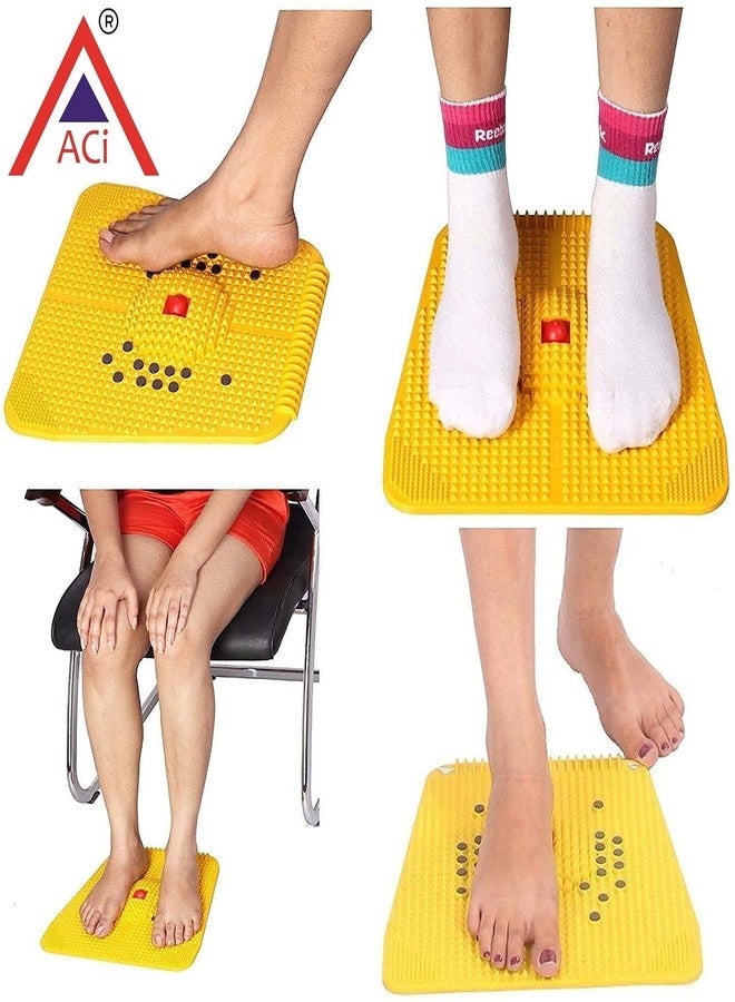 اسي مجموعة أدوات العلاج بالضغط: أسطوانة خشبية للقدمين، وبساط مغناطيسي لتخفيف التوتر. - Image 2