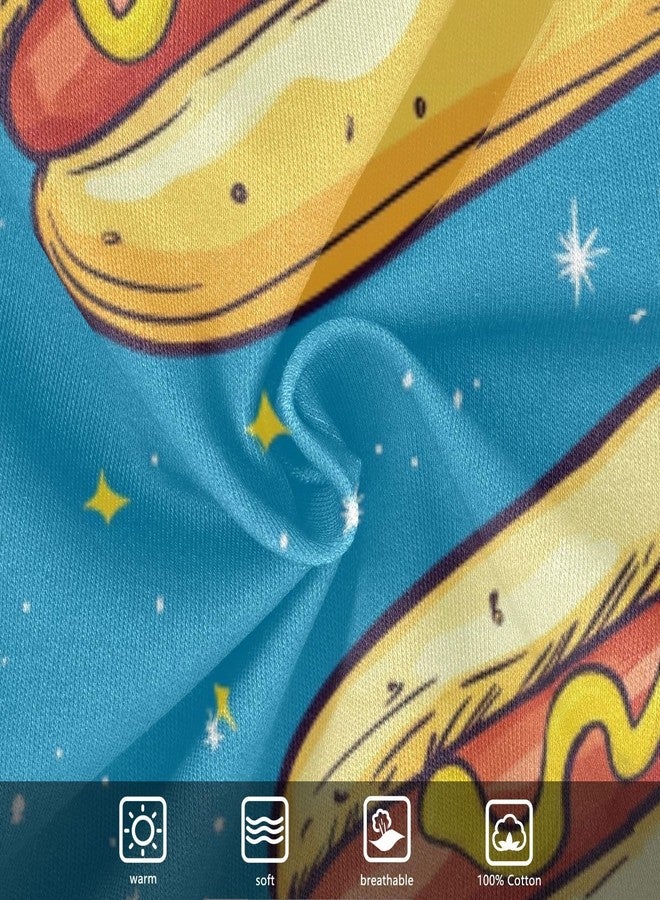 Pigsaly Hotdog Unisex Baby Bodysuits Fast Food Newborn Short Sleeve Summer Jumpsuit Boy Girl 6M - Image 4