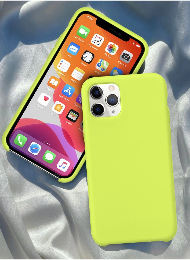 CATANES [for iPhone 11 Pro Max] 5 Pack Silicone Case ,2 Screen Protectors and 2 Camera Lens Protectors Shockproof Protective Case Anti Scratch Smooth Case Cover/Lime Green  - Image 3
