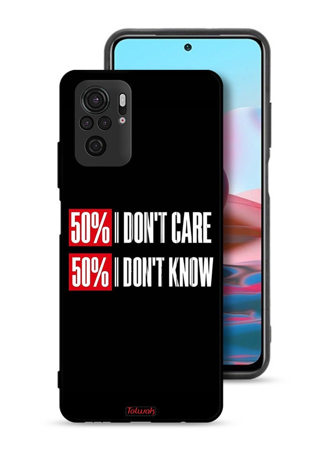 Tolwak Xiaomi Poco M5s Protective Case Cover I Do Not Care - Image 1