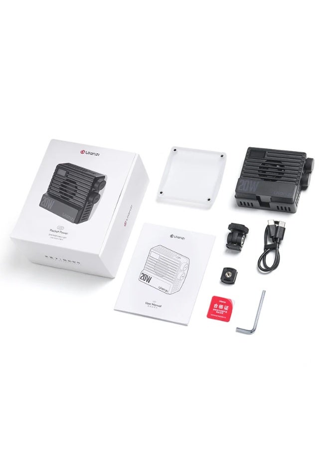 Ulanzi LE20 20W Pocket RGB Video Light - Image 4