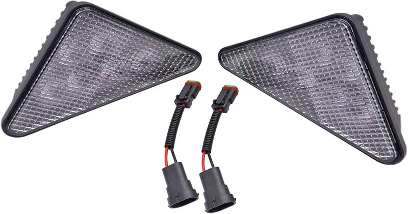 AIPICO LED Headlight Assembly Set for Bobcat 751 763 S175 S300 T190 T250 - Left & Right Triangle Headlights - Image 1