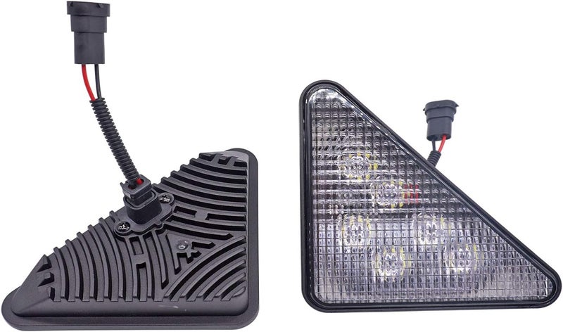 AIPICO LED Headlight Assembly Set for Bobcat 751 763 S175 S300 T190 T250 - Left & Right Triangle Headlights - Image 2