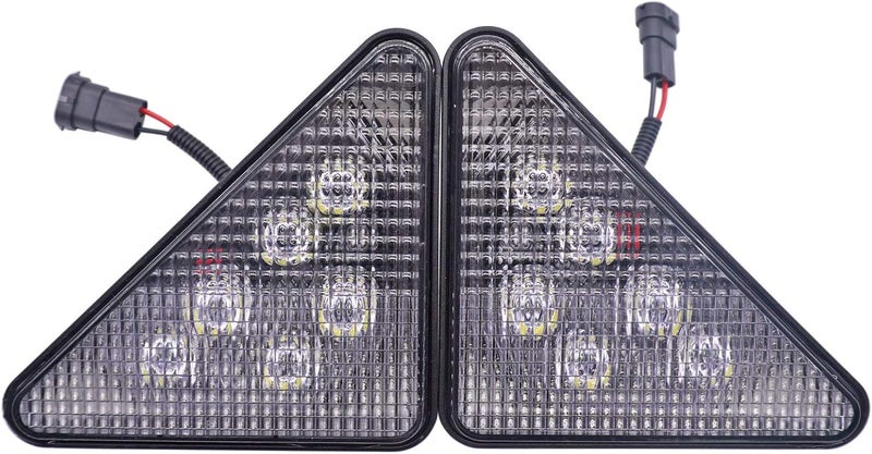 AIPICO LED Headlight Assembly Set for Bobcat 751 763 S175 S300 T190 T250 - Left & Right Triangle Headlights - Image 4