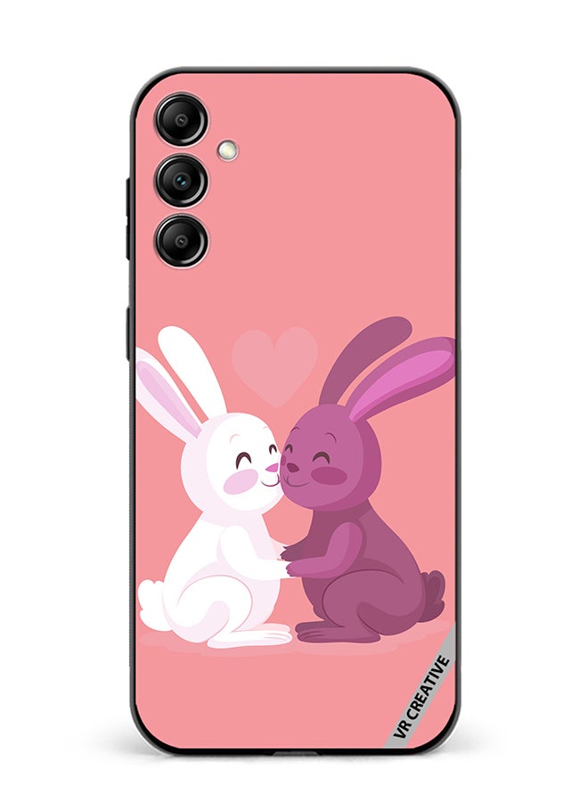 VR CREATIVE Protective Case Cover For Samsung Galaxy A55 Love Rabbits Design Multicolour - Image 1