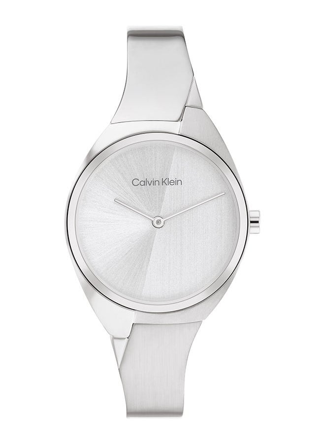 CALVIN KLEIN Women's Analog Round Shape Stainless Steel Wrist Watch 25200234 30 mm  - Image 1