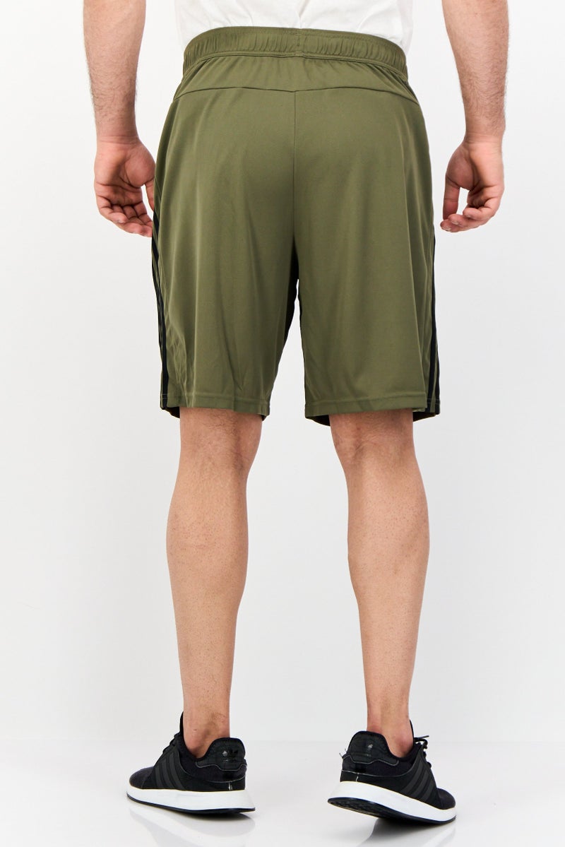 Adidas Men Sportswear Fit Running Shorts, Dark Olive - Image 3