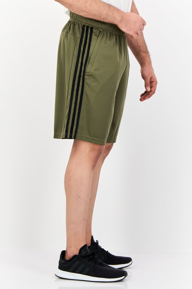 Adidas Men Sportswear Fit Running Shorts, Dark Olive - Image 2