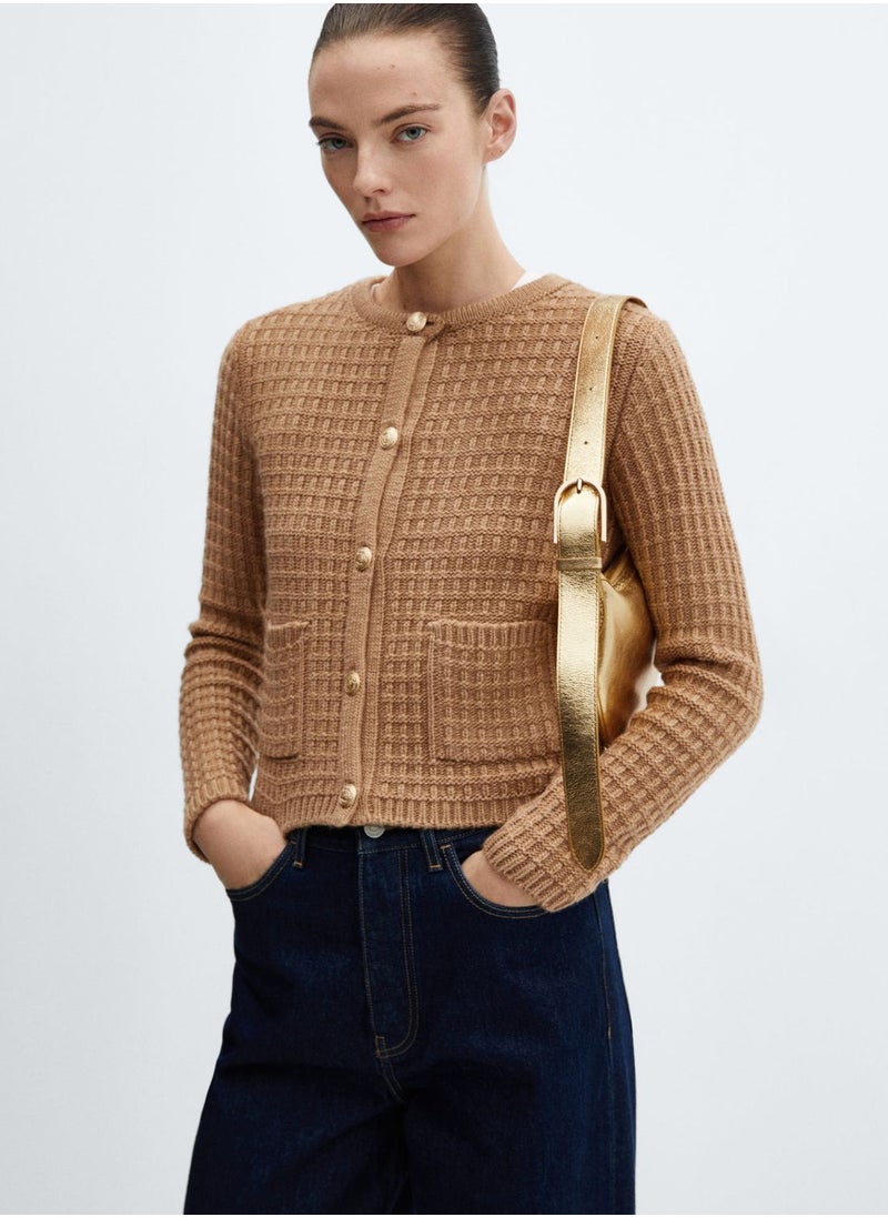 MANGO - Pocket Detail Cardigan - Image 1
