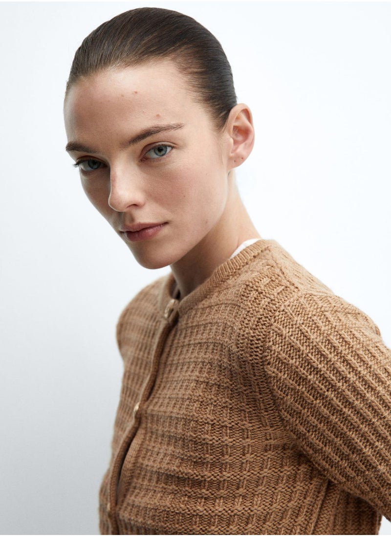 MANGO - Pocket Detail Cardigan - Image 1