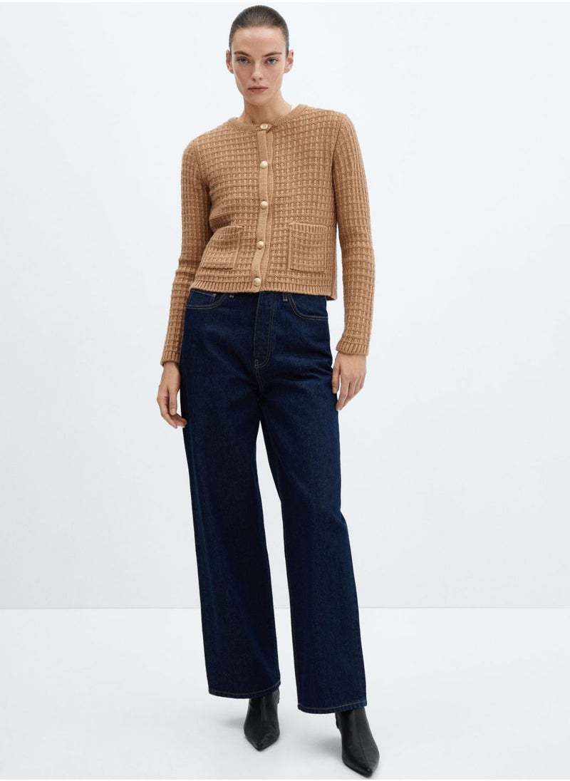 MANGO - Pocket Detail Cardigan - Image 1