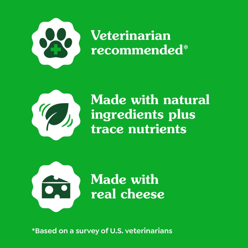 Greenies Pill Pockets for Dogs Large Size, Soft Dog Treats, Cheese Flavor, 7.9 oz. Pouch (30 Treats) - Image 3