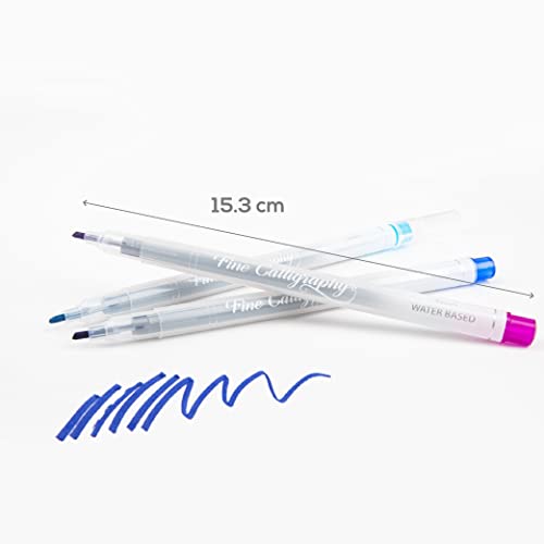 Mungyo Calligraphy pen set of 12 assorted colours - Image 2
