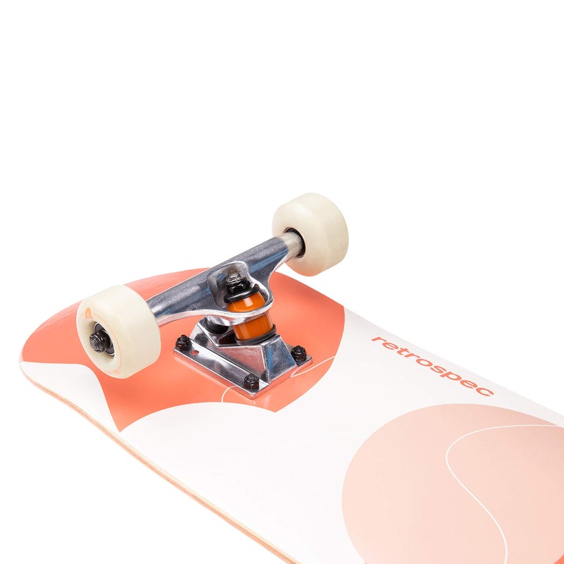 Retrospec Alameda Skateboard Complete | Canadian Maple Wood Deck w/ 5.5 Inch Aluminum Alloy Trucks for Commuting, Cruising, Carving & Downhill Riding - Image 5