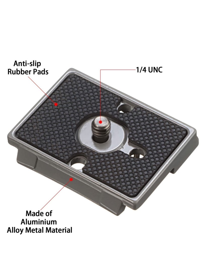Captaintech 200PL-14 Quick Release Plate, 2 Pieces Universal Tripod Plate, RC2 Quick Release Plate, with 1/4 Inch Screw for Camera Tripod Ball Head - Image 5