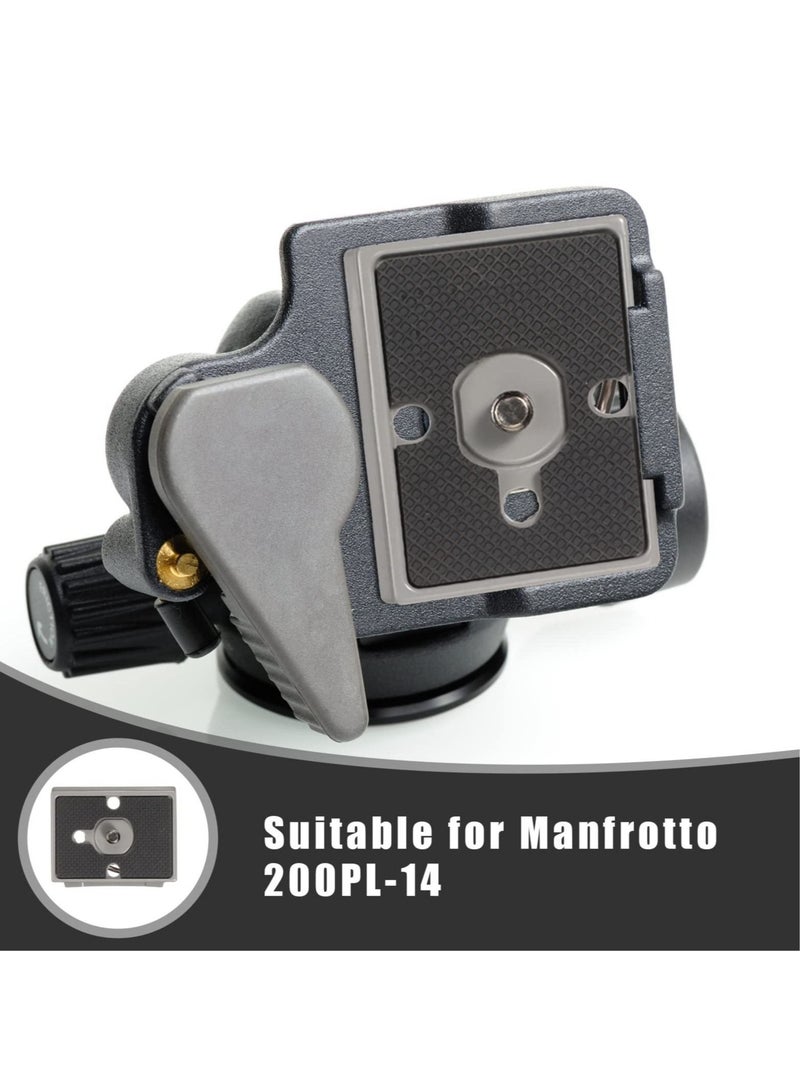Captaintech 200PL-14 Quick Release Plate, 2 Pieces Universal Tripod Plate, RC2 Quick Release Plate, with 1/4 Inch Screw for Camera Tripod Ball Head - Image 2
