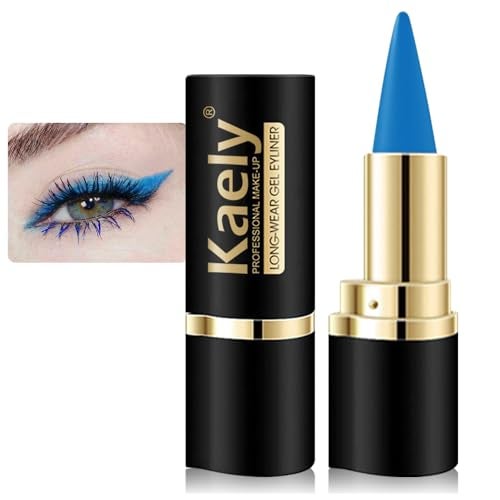 evpct 1Pcs Light Blue Gel Eyeliner Pencil Eye Black Face Paint Stick Makeup Set Waterproof Matte Cream Crayon Eyeliner Pencil Set Cat Eye Liners Eyeshadow Guide delineador de ojos contra el agua - Image 1