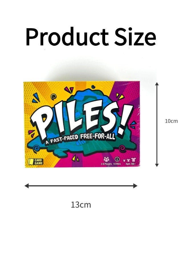 شيبشيب بايلز العاب ورق للأطفال من سن 8 سنوات فما فوق، وألعاب عائلية سريعة الوتيرة للبالغين الأبعاد: 13 × 10 × 4.5 سم - Image 5